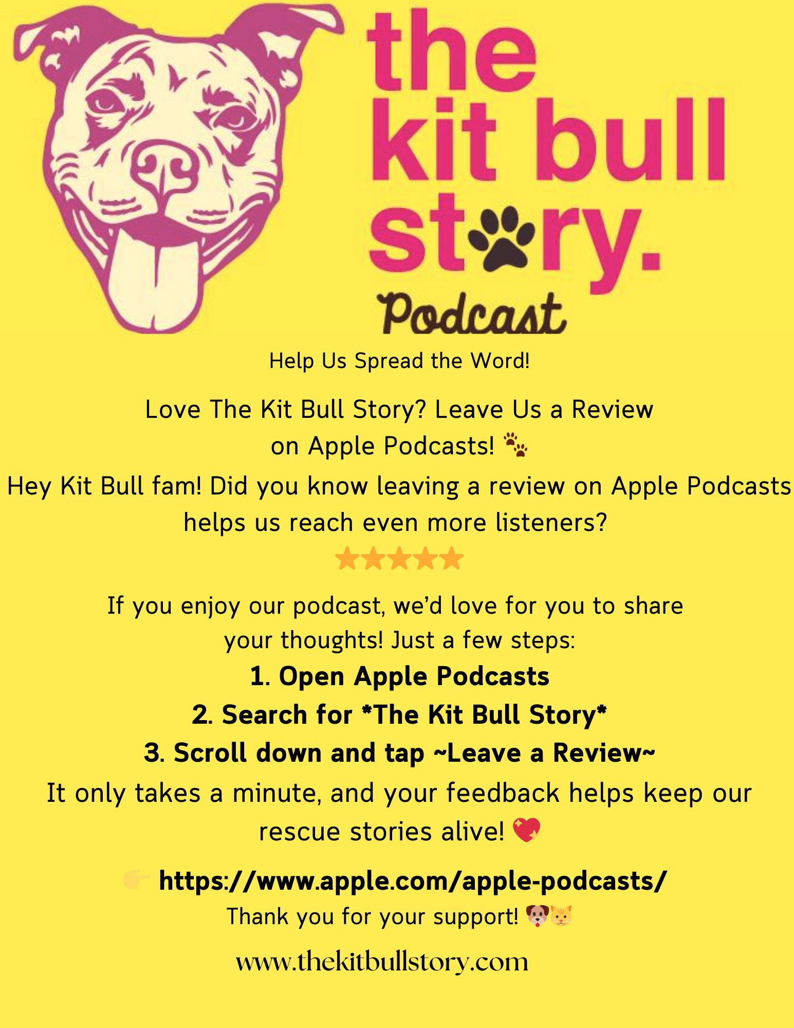 The Kit Bull Story Podcast, Listen Party